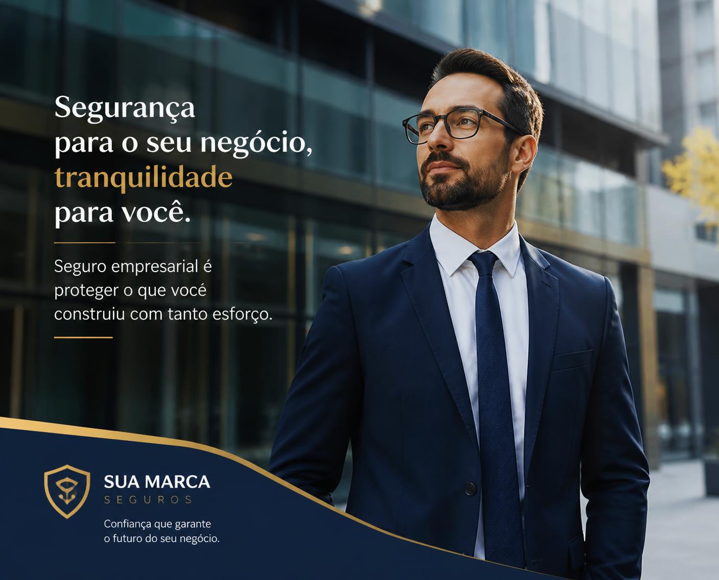 Executivo em frente a prédio comercial moderno